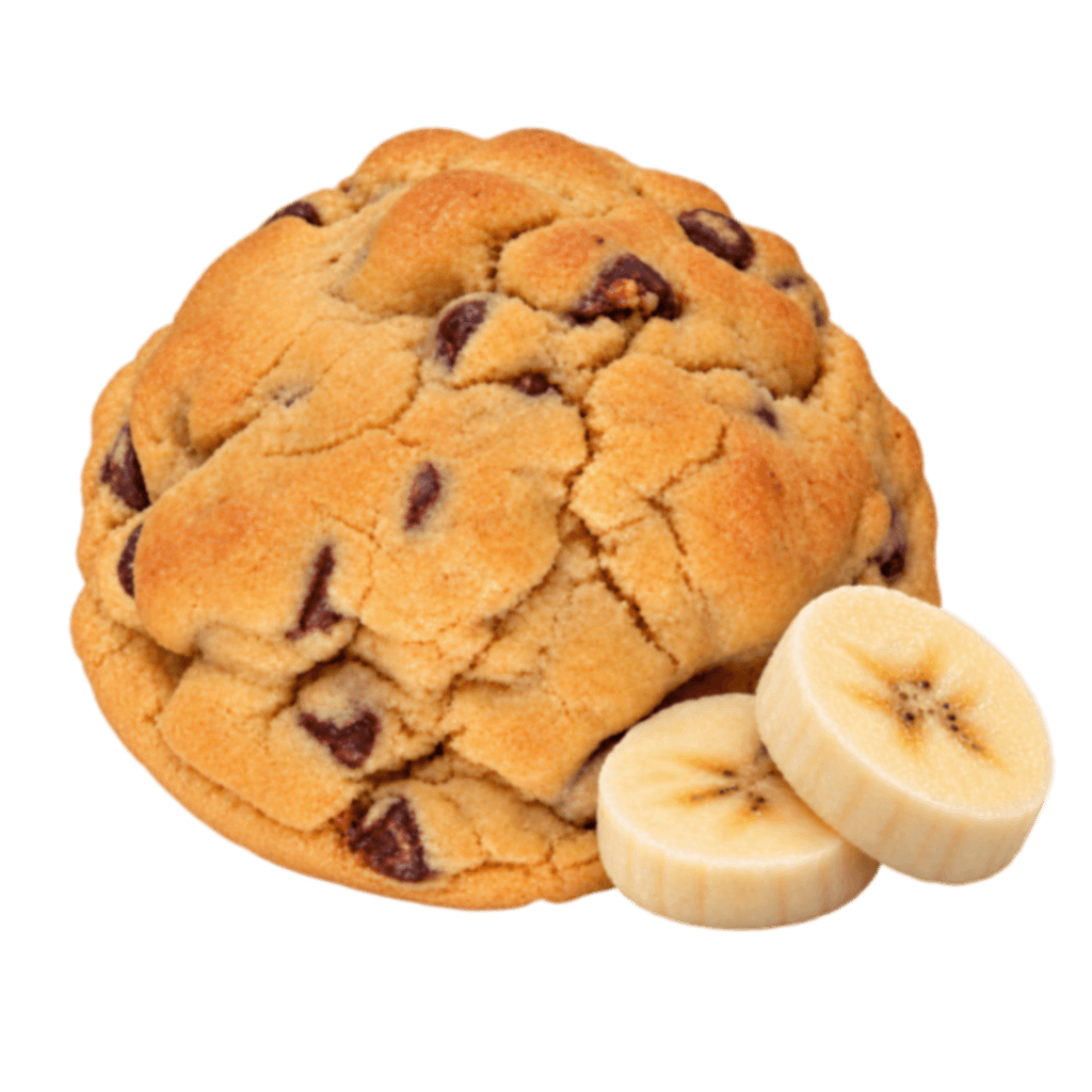 Chocolate chip and banana 140g cookie