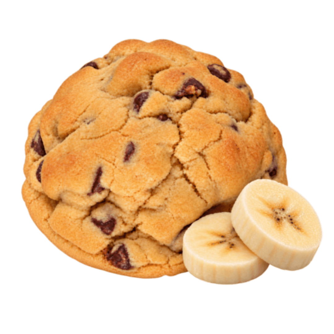 Chocolate chip and banana 140g cookie